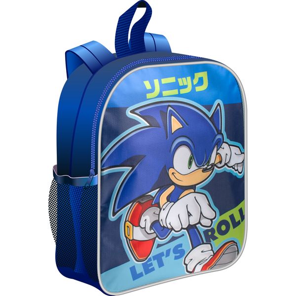 SONIC THE HEDGEHOG By Sega Official Licensed Kids Double Sided Backpack