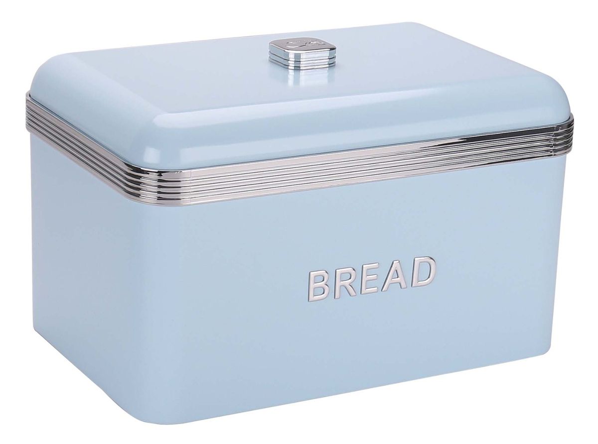 Distoplan Retro Deluxe Bread Bin and 3 Piece Canister Set-Bread