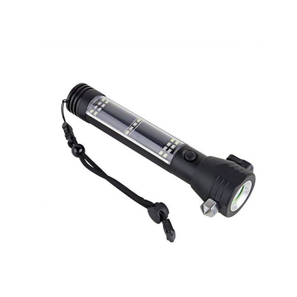 500-lumen Solar Powered USB Charging Flashlight FA-T09