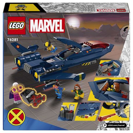 LEGO® Marvel X-Men X-Jet 76281 Building Toy Set - 359 Pieces