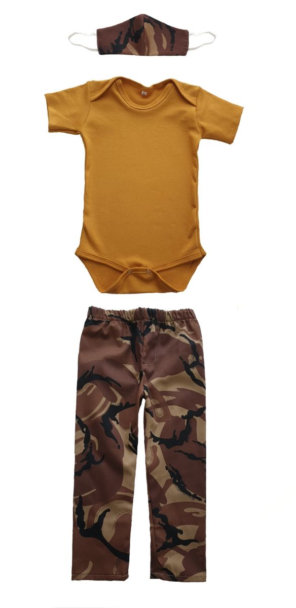 Toddler Sand Camo 3 Piece Clothing Set With Matching Mask Shop Today