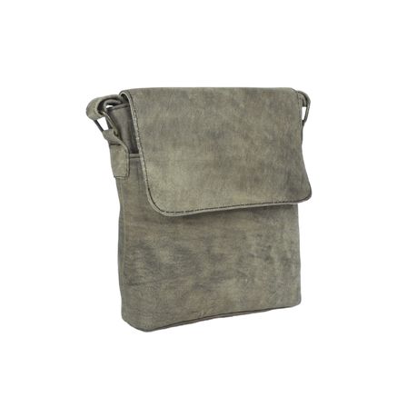 Genuine Leather Unisex Sling Bag Antique Grey Shop Today. Get it Tomorrow takealot