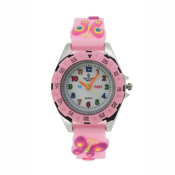 Initial Kids Pu Strap Watch Wk513 Butterfly 2 image