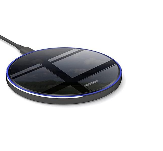 Wireless Charger Pad Fast Wireless Charging Compatible with Galaxy