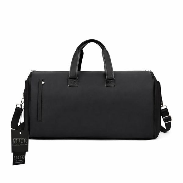 60L Travel Duffel Bag Garment Bag with Shoe Compartment