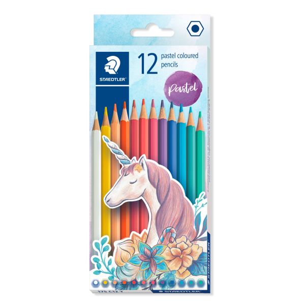 Staedtler Coloured Pencil Hexagonal - 12 piece