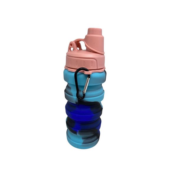400ml Collapsable Silicone Water Bottle DP-168