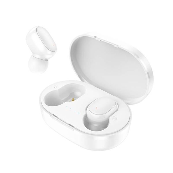 HOCO Wireless Earphone Headset TWS Earbuds 5.1 BT180mAh Capacity - White