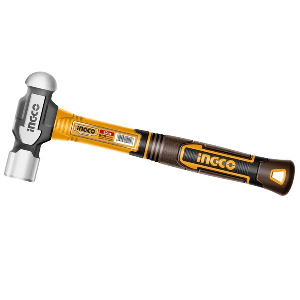 Ingco - Ball Pein Hammer with Fiberglass Handle -900g