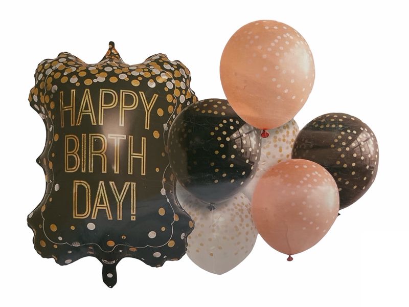 7 Piece Birthday Foil Balloon