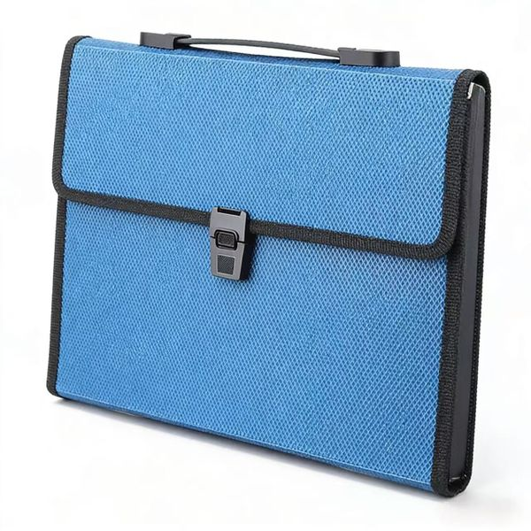 Accordion File Organizer, Expanding File Folder with 13 Pockets