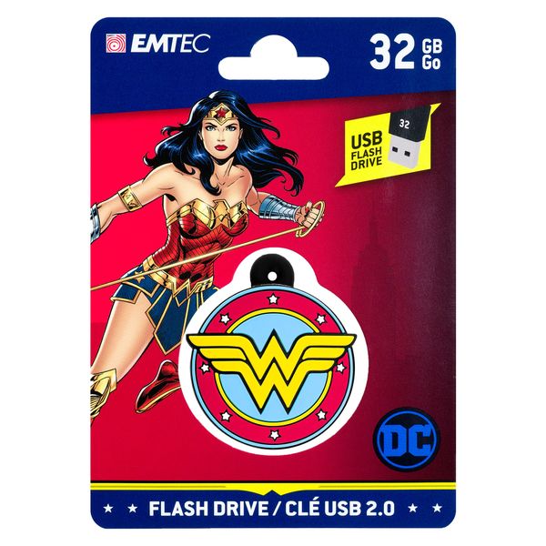 EMTEC 32GB Wonder Woman USB from the DC Comics Collectable Series