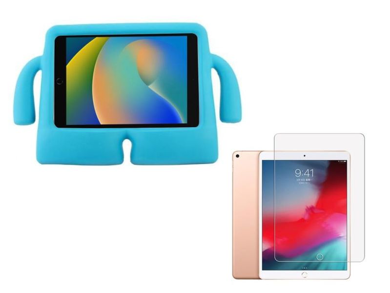 Protective Case &amp; HD Screen Protector For iPad 7/8/9th Generation 10.2