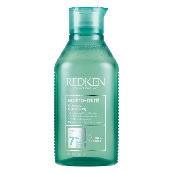 Redken Amino Mint Cooling Scalp Shampoo for Oily Hair &amp; Irritated Scalps - 300ml