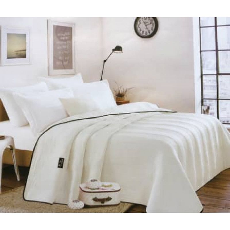 Cream 4 Piece White Bedspread Prewashed Quilt Set Shop Today. Get it