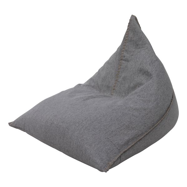 Fine Living Indoor Hand Stitch Bean Bag - Light Grey