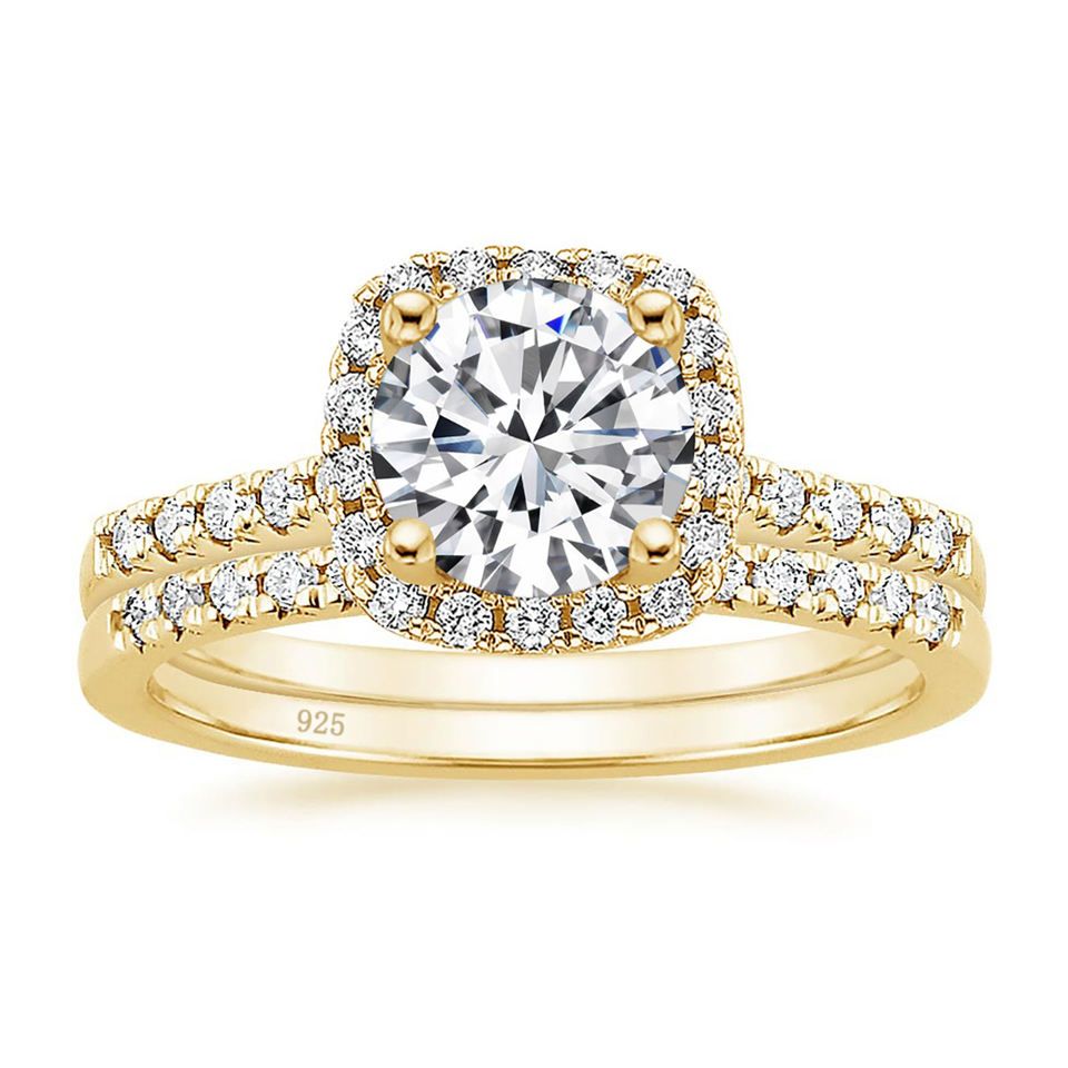 Rings Wedding Somen Bridal Rings Sets- Gold | Shop Today. Get it ...