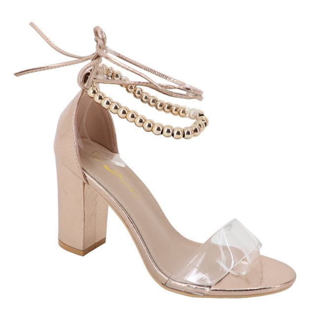 strappy tie up heels