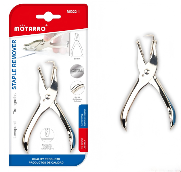 MOTARRO Durable Mental Staple Remover-Silver