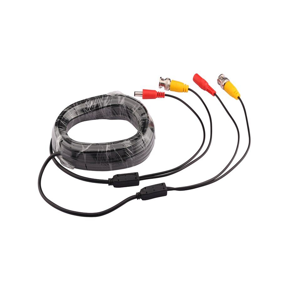 20m DC Power Security Surveillance BNC Cable For Analog Cameras