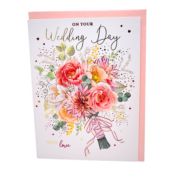 Wedding card - Wedding Day Bouquet
