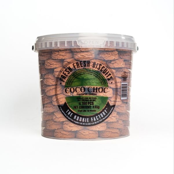 Kookie Factory - Cookies 9L Biscuit Bucket - Coco Choc