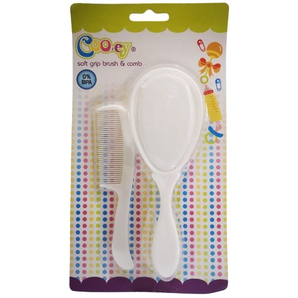 Cooey - Soft Grip Baby Brush and Comb