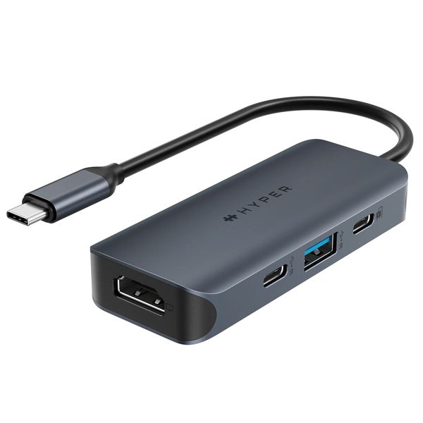 HyperDrive Next 4 Port USB-C Hub - Midnight Grey