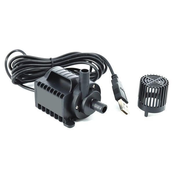 5V Submersible Water Pump 0-600L/H Fountain Pump 8 Levels Adjustable