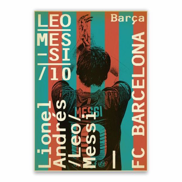 Leo Messi FC Barcelona Poster - A1