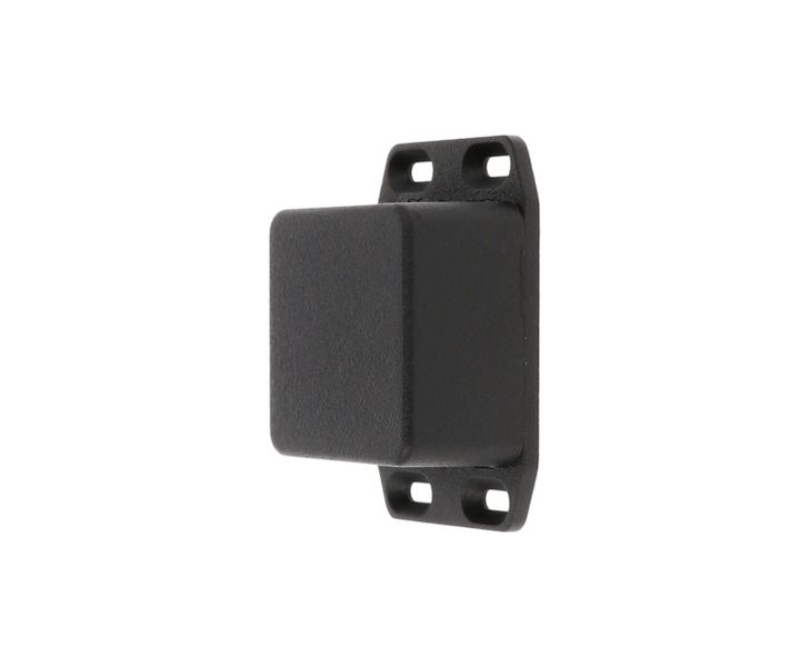 1590LBFLBK Enclosure Aluminium 51x51x31mm Flanged Lid Black