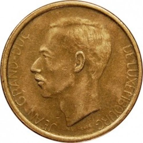 1982 Luxembourg 20 Francs Grand Duke Jean