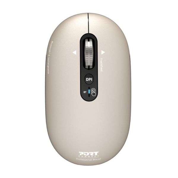 Port Connect PURE MAC Rechargeable Wireless Bluetooth Mouse - Pearl