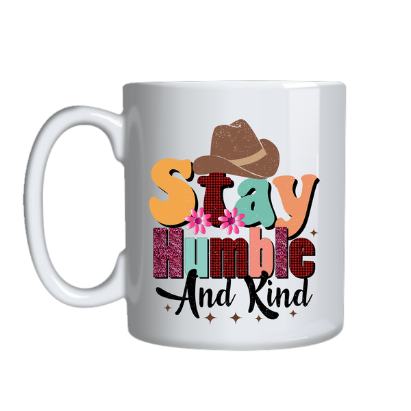 Stay Humble Coffee Mug Motivational Trendy Graphic Cup Birthday Present 012