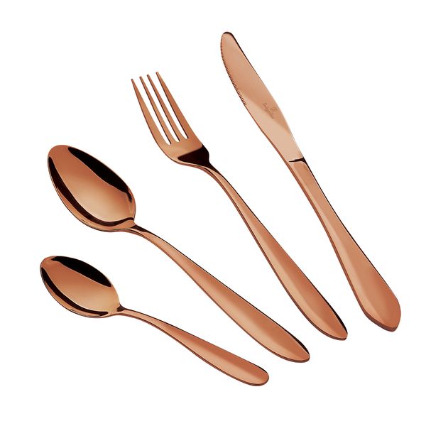 Berlinger Haus Cutlery set 24 pieces - Satin gold
