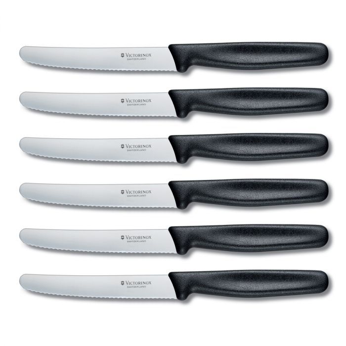 Victorinox Table Knife Set 6Piecee Black Shop Today. Get it
