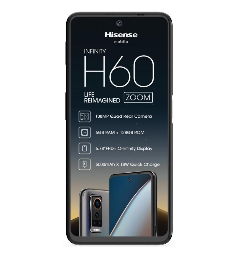 Hisense Phones - Infinity H60 Zoom Smart Cellphones - 6GB RAM 128GB Storage