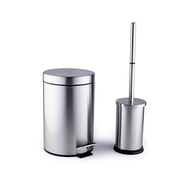 Bathroom Set Stainless Steel, 2 Pieces