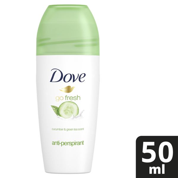 Dove Go Fresh Cucumber and Green Tea Antiperspirant Roll-On Deodorant 50ml