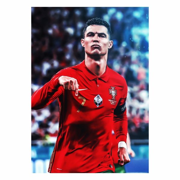 GOAT CR7 Finger pose - A1 Poster