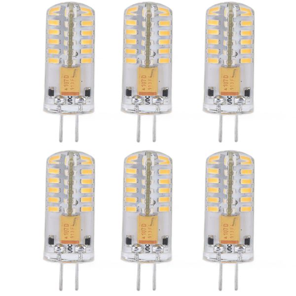 6Pieces LED Color Bulb 12V Warm White