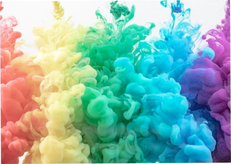 Colorful Smoke - A1 Poster