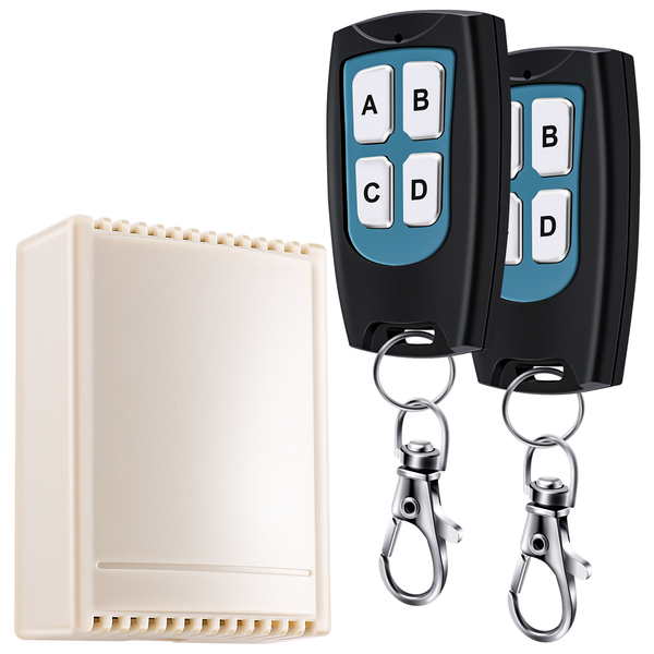 DC 12V 4 Channel Remote Control Switch 2 Transmitter + Receiver