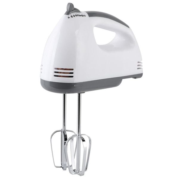 Handheld Electric Egg Beater 7 Speeds White Light Gray EU Plug 220V