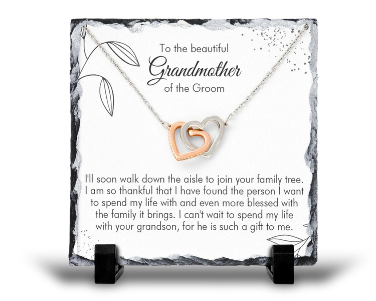 To The Beautiful Grandmother On My Wedding Day Wedding Gift Rock Slate