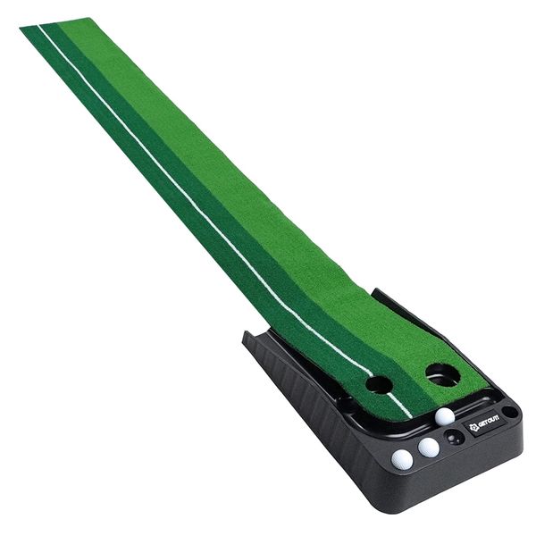 Sport Golf Training Indoor Putting Green With Return Fairway - 250cm