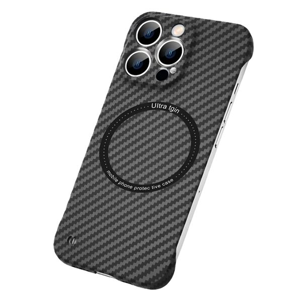 Ultra Carbon Fiber Magnetic Cases Compatibility With iPhone 16/17 Pro Max