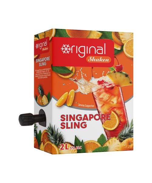 Original Shaken Singapore Sling 4 x 2 Litre Box