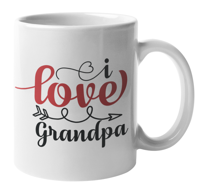 Mugmania - I Love Grandpa Coffee Mug