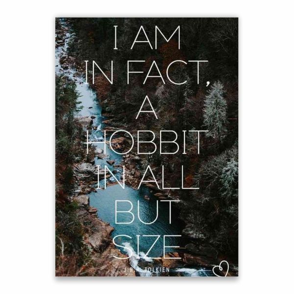 A Hobbit In All But Size Poster - A1